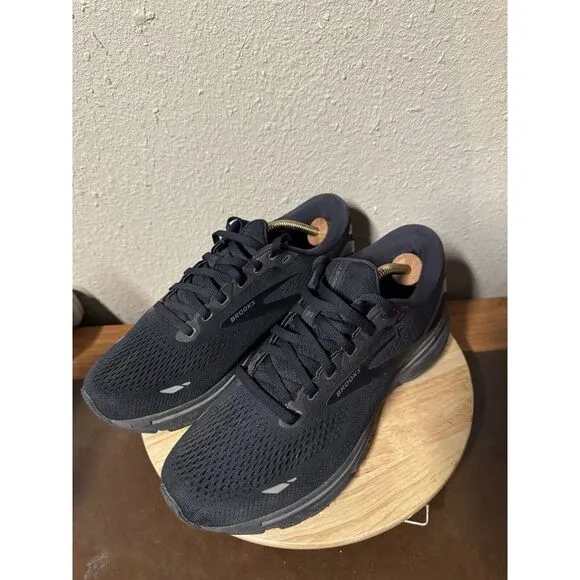 Brooks Men's Ghost 15 Lace Up Running‎ Shoes Black Size:8.5 WIDE (2E) $120