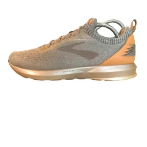 Brooks Mens Levitate‎ 2 LE Gray Tan Jog Running Shoes Lace Up Size 9.5 Running