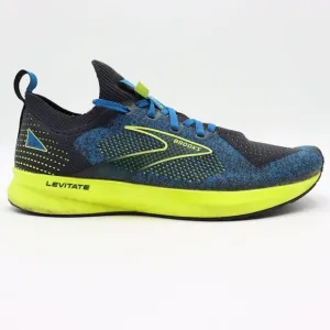 Brooks Mens Levitate StealthFit 5 Size 8.5D Blue Nightlife Neutral Running Shoes