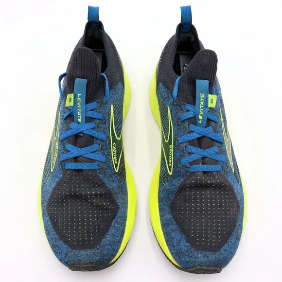 Brooks Mens Levitate StealthFit 5 Size 8.5D Blue Nightlife Neutral Running Shoes