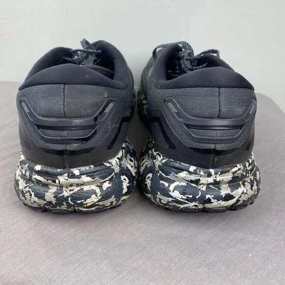 Brooks shoes mens 12 gray lace Ghost 15 1103931D004 Running