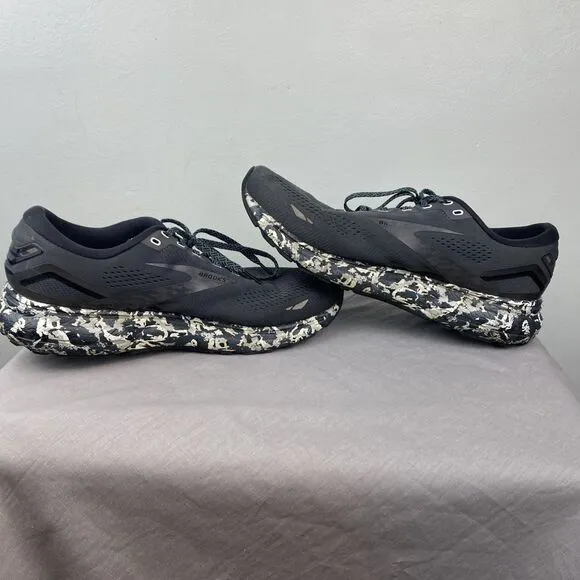 Brooks shoes mens 12 gray lace Ghost 15 1103931D004 Running