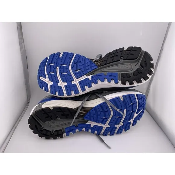 Brooks Sneakers Men Size 8 Wide (2EE) Gray And Blue Shoe 1102712E015 New