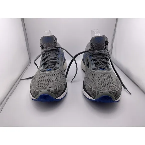 Brooks Sneakers Men Size 8 Wide (2EE) Gray And Blue Shoe 1102712E015 New