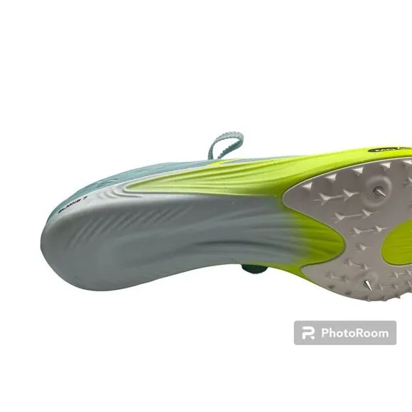 Brooks Unisex Speed Neutral ELMN8 7 Track Shoes  Size 12M New In Blue‎ Glow