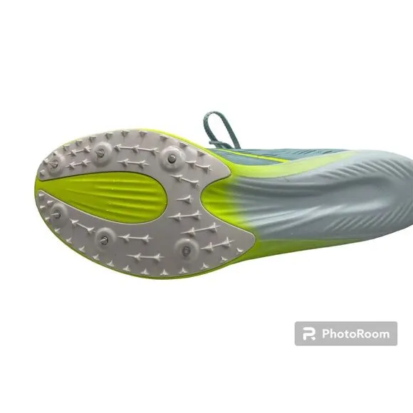 Brooks Unisex Speed Neutral ELMN8 7 Track Shoes  Size 12M New In Blue‎ Glow