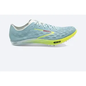 Brooks Unisex Speed Neutral ELMN8 7 Track Shoes  Size 12M New In Blue‎ Glow