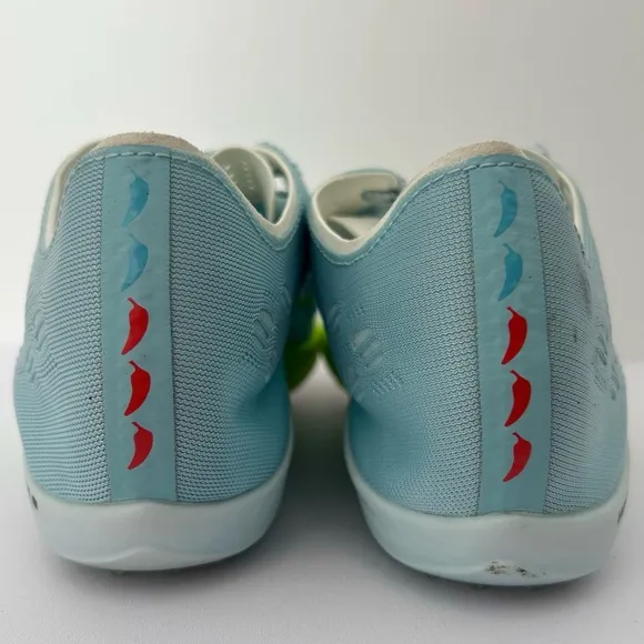 Brooks Wire V8 Long Distance Track Spikes in Blue Glow/Nightlife/Red size 11