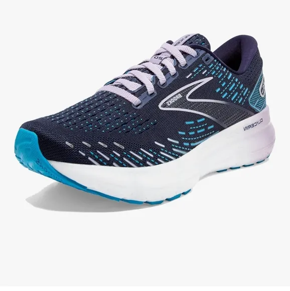 Brooks Women's Glycerin 20 Neutral Running Shoe Size 7 in Peacock Ocean Lilac