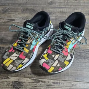 Brooks DNA Revel Running Sneakers Womens Multi-Color Geometric Print Shoes 7.5