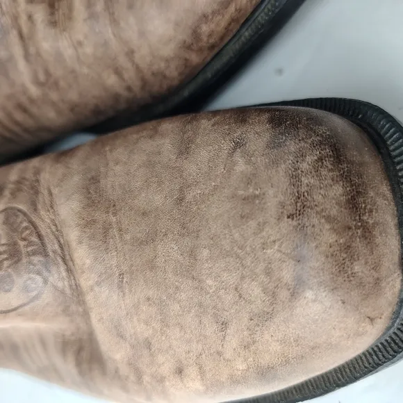 Brown Botina Gedora Chelsea Style Leather Ankle Boots Shoes Brazil 38 Megabor