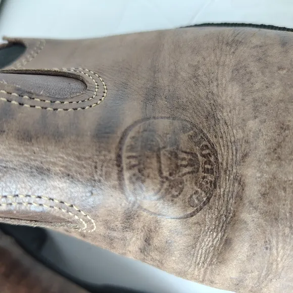 Brown Botina Gedora Chelsea Style Leather Ankle Boots Shoes Brazil 38 Megabor