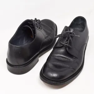 Bruno Magli Men Shoes 10.5 M Tiro Black Lace Up Leather Italy Traditional Career