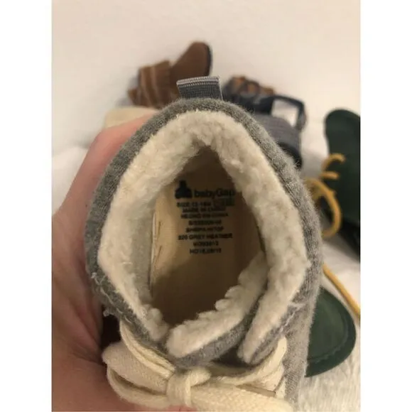 Bundle of Four (4) Gender Neutral Baby Shoes Janie &amp; Jack Jack &amp; Lily