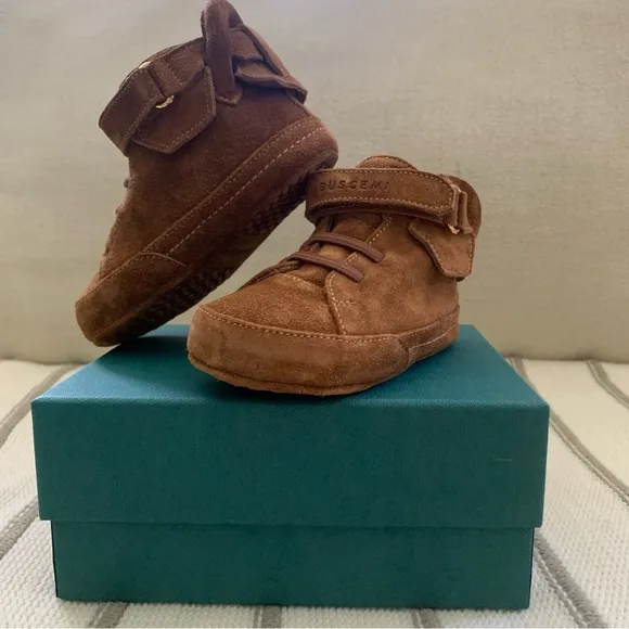 Buscemi Italian Hand Crafted Shoes - Brown Suede NWB