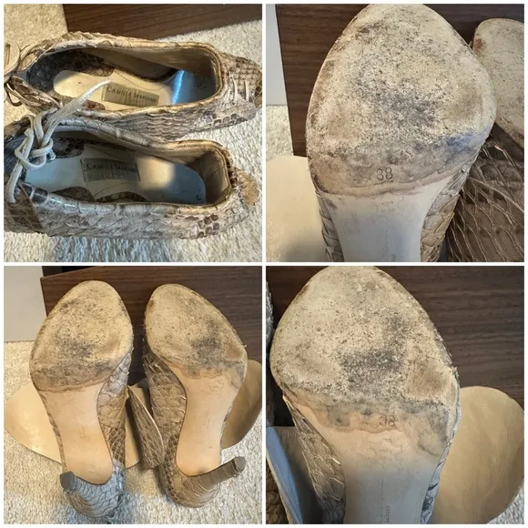 Camilla Skovgaard Python sz 38. Please refer to all photos