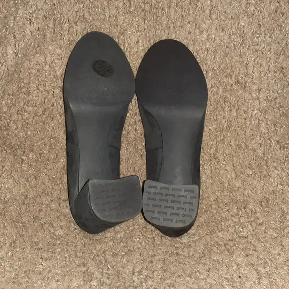 CAMPER-KARA-Black Nubuck Suede Pumps-Shooties-Sz 40-Sz 9.5-NWOB