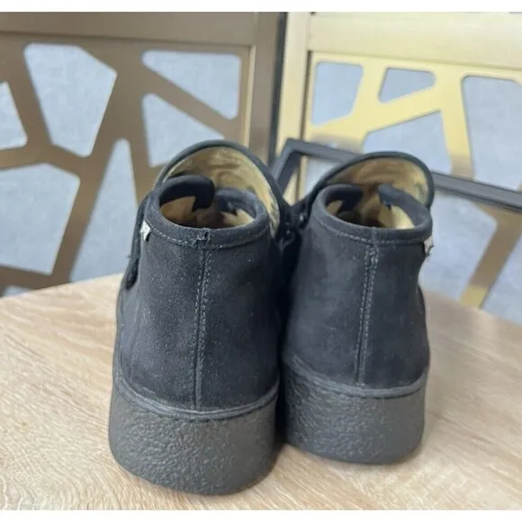 CAMPER men suede leather black shoes boots Crepe Sole Sz 43 Us 9 9.5