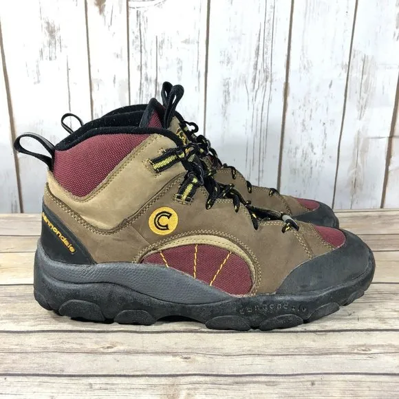 Cannondale MC701 Boots Shoes Cycling Biking Mens Size 9.5 Clip In 2 Bolts Brown