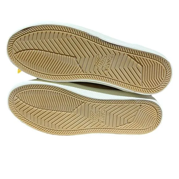 Cariuma Shoes Mens 9.5 OCA High Sneakers Camel Brown Suede White Sole WMNS 11