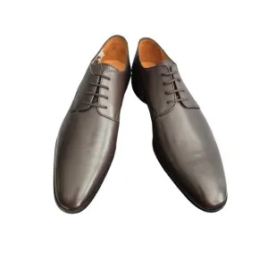 Carlos by Carlos Santana Men Power Plain US 10.5 Derby Oxfords Brown Leather