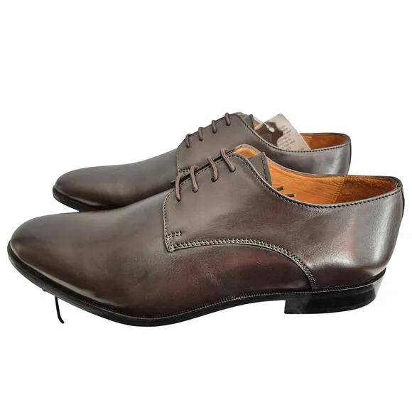 Carlos by Carlos Santana Men Power Plain US 10.5 Derby Oxfords Brown Leather