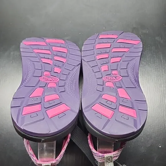 CHACO BRAIDED STRAPS VELCRO YOUTH SIZE 3 VERY GOOD CONDITION