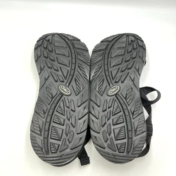 Chaco Mens Size 13 Z/2 Classic All Black Sport Hiking Adjustable Sandals Shoes