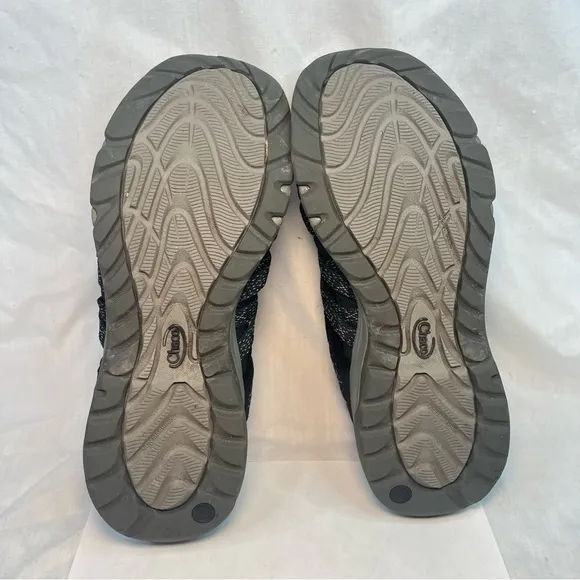 Chaco Outcross Evo 1 Hiking Shoes Drawstring Sandals Outdoor Black Gray Women 7