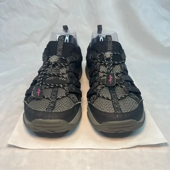 Chaco Outcross Evo 1 Hiking Shoes Drawstring Sandals Outdoor Black Gray Women 7
