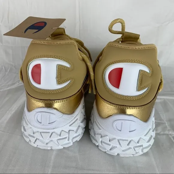 Champion Tank Gold CP100275 Sneaker Shoe 10 9.5