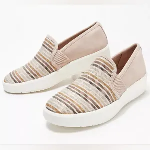 Clarks Collection Double Gore Slip-Ons - Layton Petal