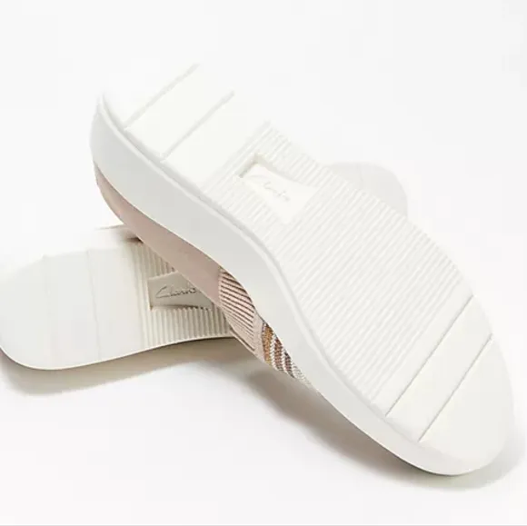 Clarks Collection Double Gore Slip-Ons - Layton Petal