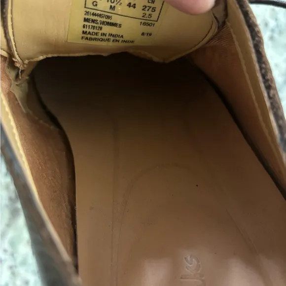 Clarks Men's Atticus Cap Oxford Size 10.5 M NEW