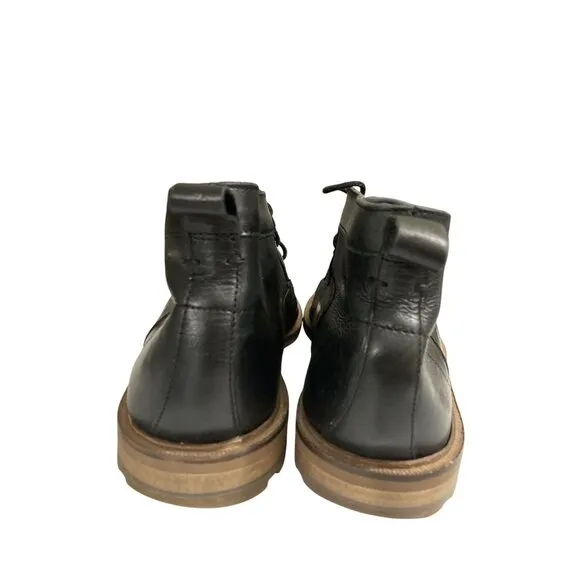 Clarks Men's Size 11.5M Foxwell Chukka Mid Black Leather ankle Boots shoes