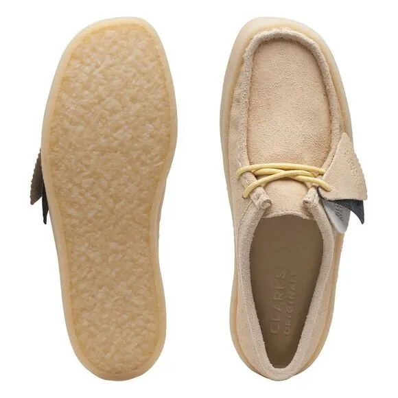 Clarks Womens Wallabee Cup Beige Shoes (NWT)