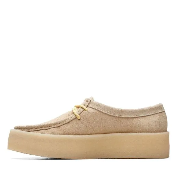 Clarks Womens Wallabee Cup Beige Shoes (NWT)