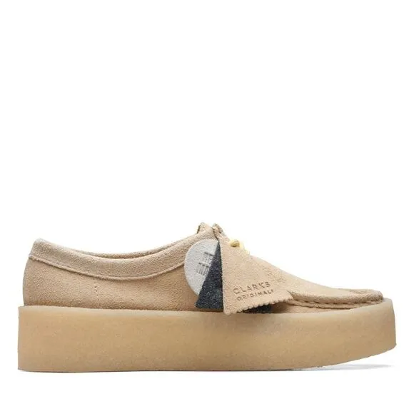 Clarks Womens Wallabee Cup Beige Shoes (NWT)