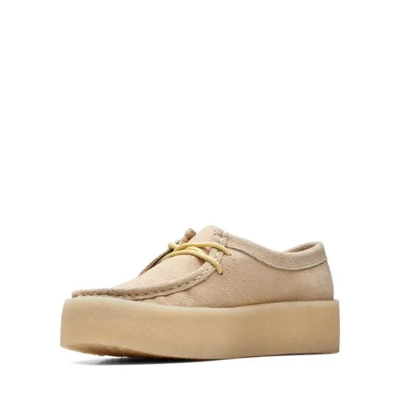 Clarks Womens Wallabee Cup Beige Shoes (NWT)