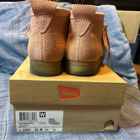 Clark's X concepts Peach Wallabees