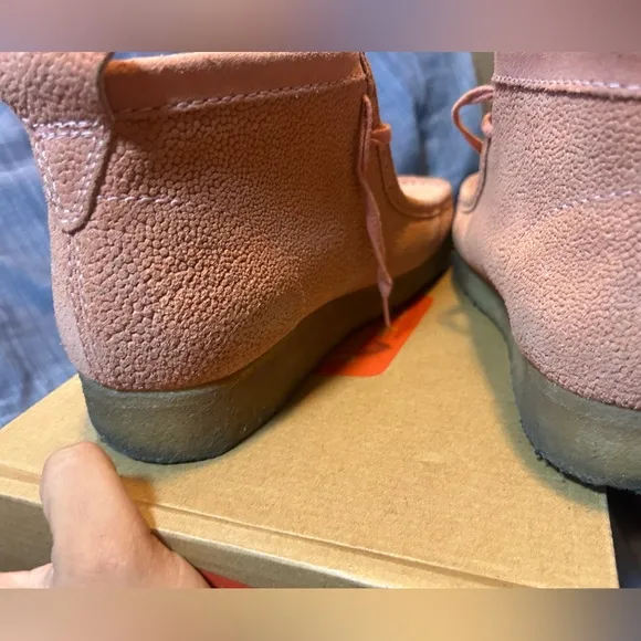 Clark's X concepts Peach Wallabees