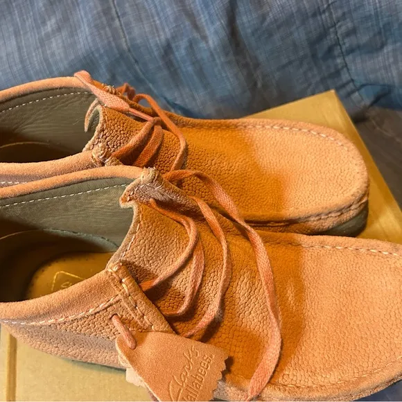 Clark's X concepts Peach Wallabees