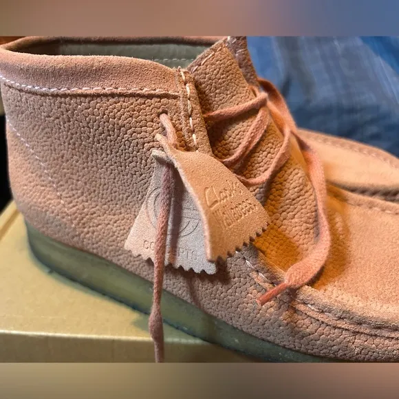 Clark's X concepts Peach Wallabees