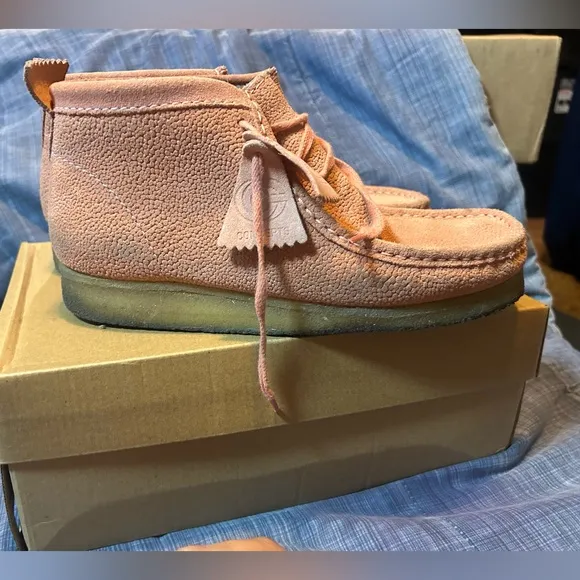 Clark's X concepts Peach Wallabees