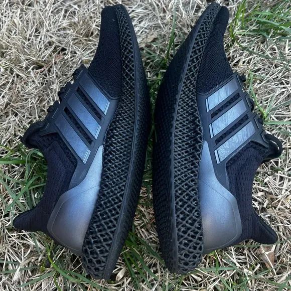 CLEAN Adidas Ultra4D Triple Black size 11.5 Mens Running shoes