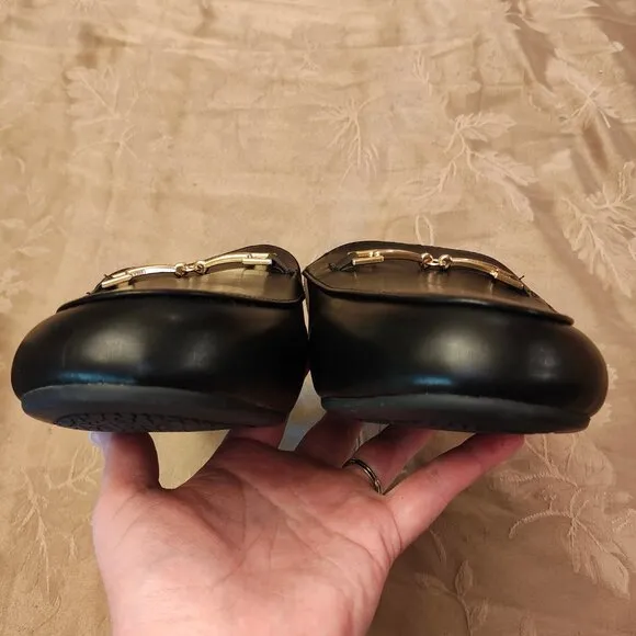 Cloudwalkers by Avenue Autumn Black Mules, Size 11W, Like New!