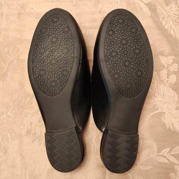 Cloudwalkers by Avenue Autumn Black Mules, Size 11W, Like New!