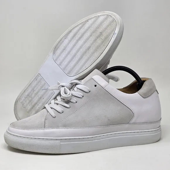CMR CHAMARIPA Height Increasing Shoes Men's Casual Suede White Size EU 43 US 11