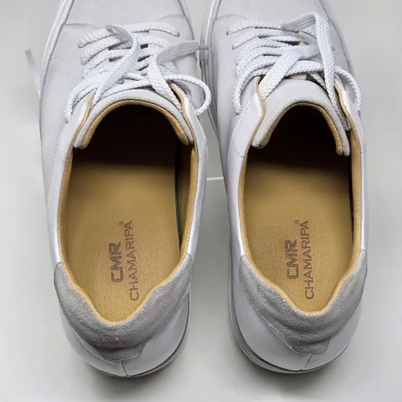CMR CHAMARIPA Height Increasing Shoes Men's Casual Suede White Size EU 43 US 11