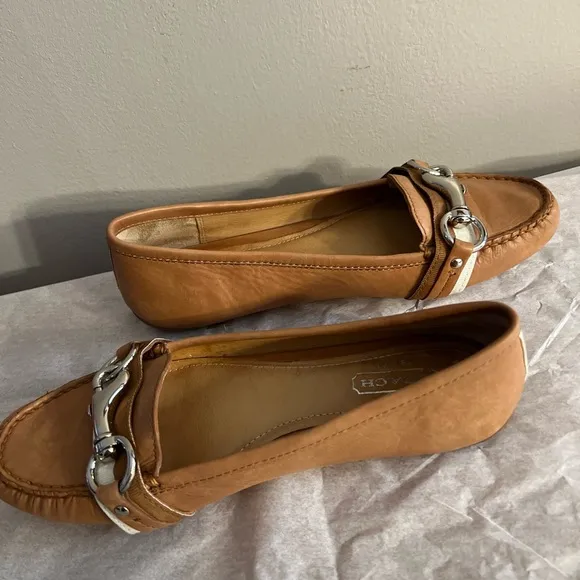 Coach FLAT SHOES PAMILLA STYLE Sz6 Brown